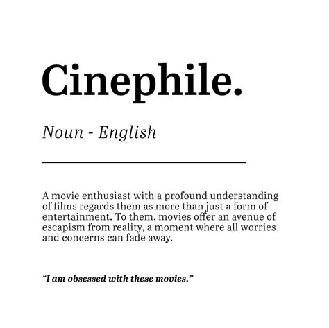 cinephile pronunciation|Cinephile Definition & Meaning .